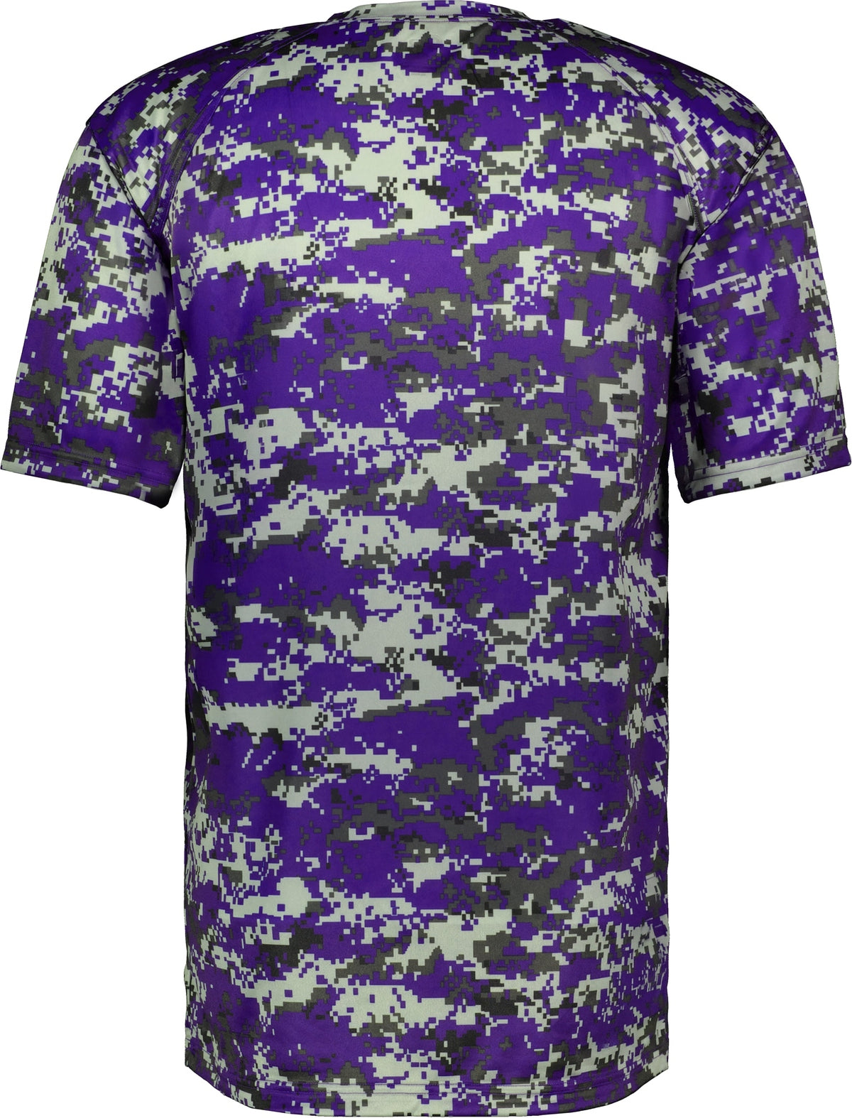 Rear View of BA PURPLE DIGITAL DIGITAL TEE