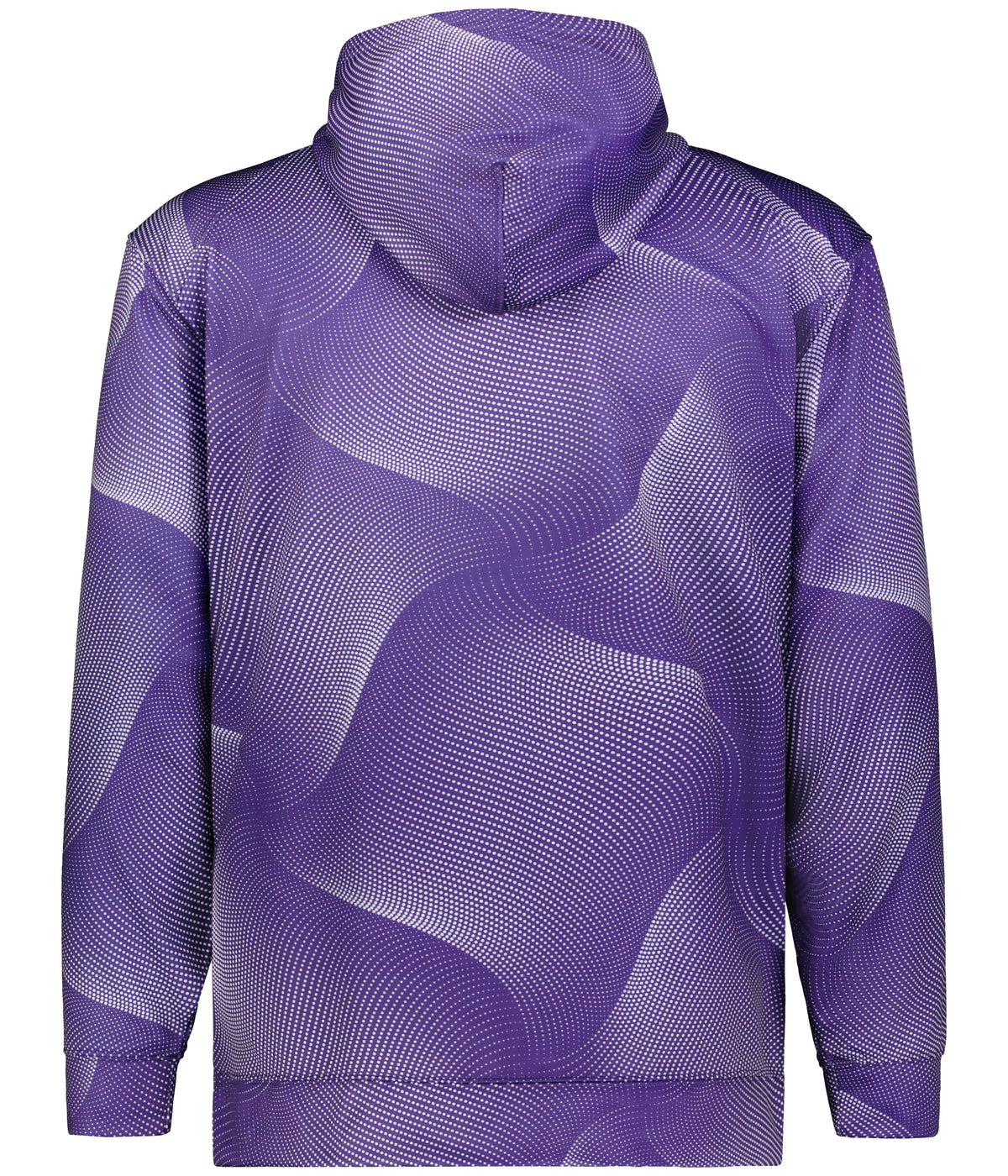 Rear View of BA PURPLE WARP WARP HOOD