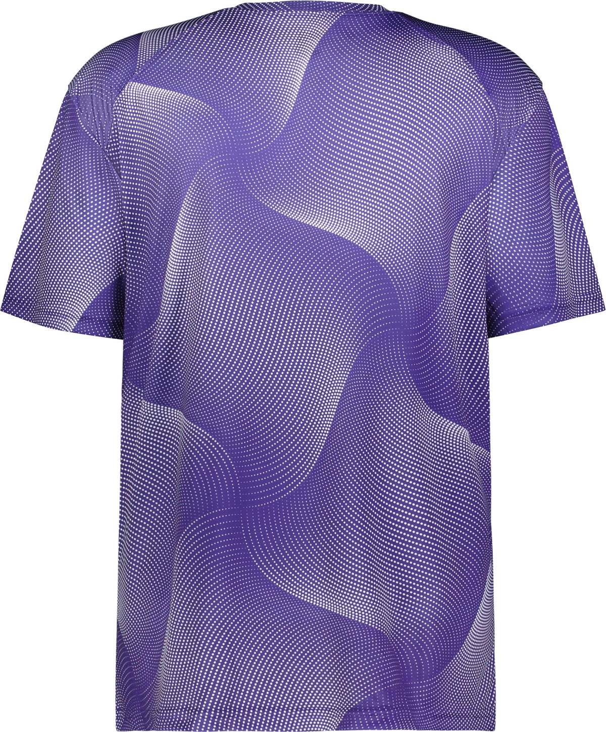 Rear View of BA PURPLE WARP WARP TEE