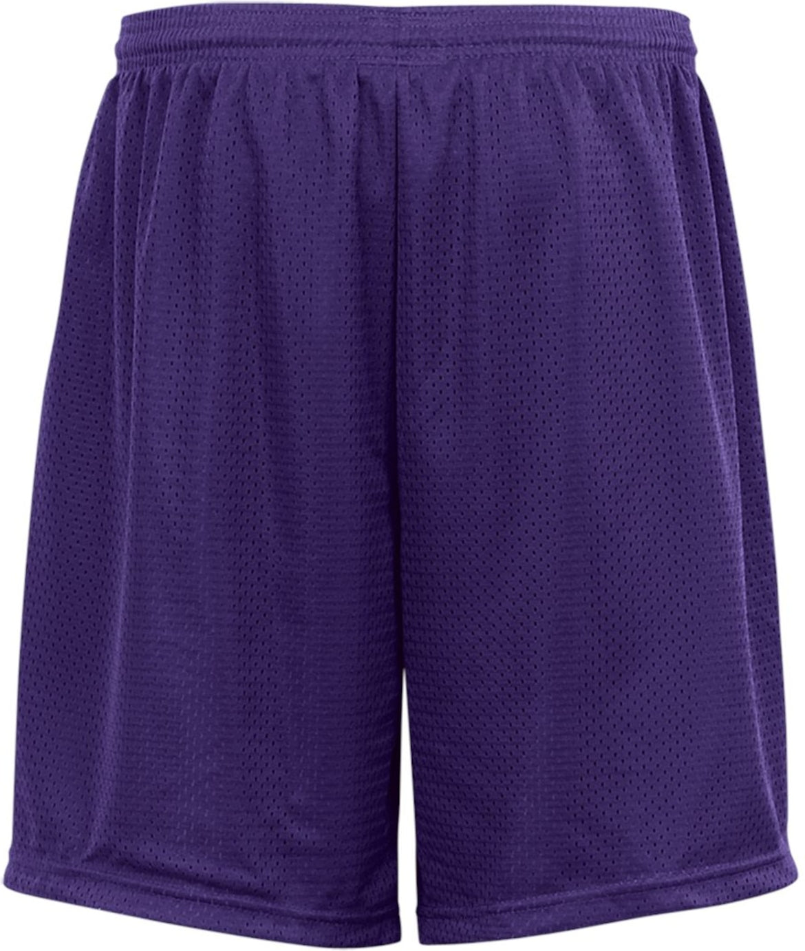 Rear View of BA PURPLE YOUTH MESH/TRICOT SHORT