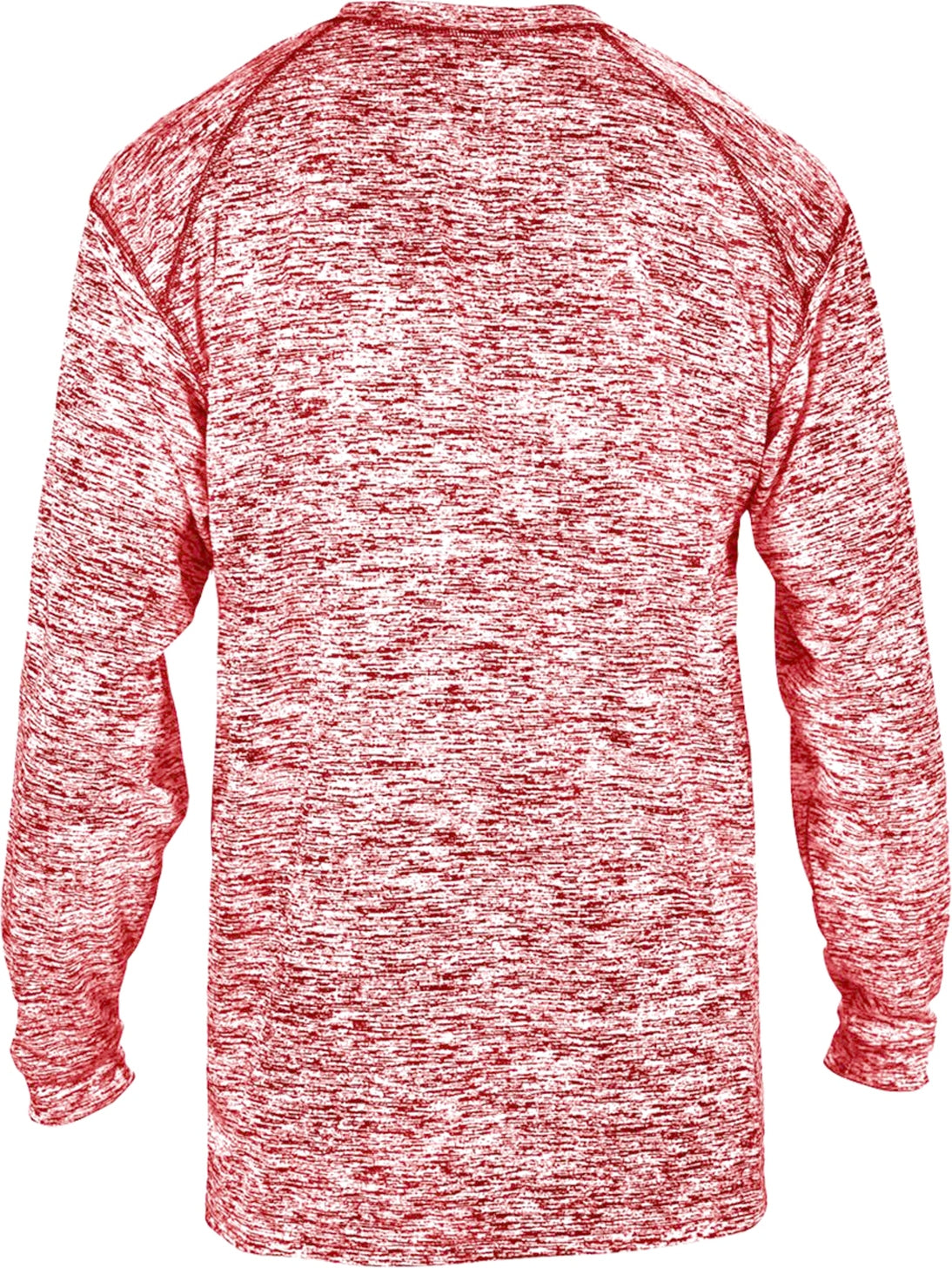 Rear View of BA RED BLEND BLEND L/S TEE