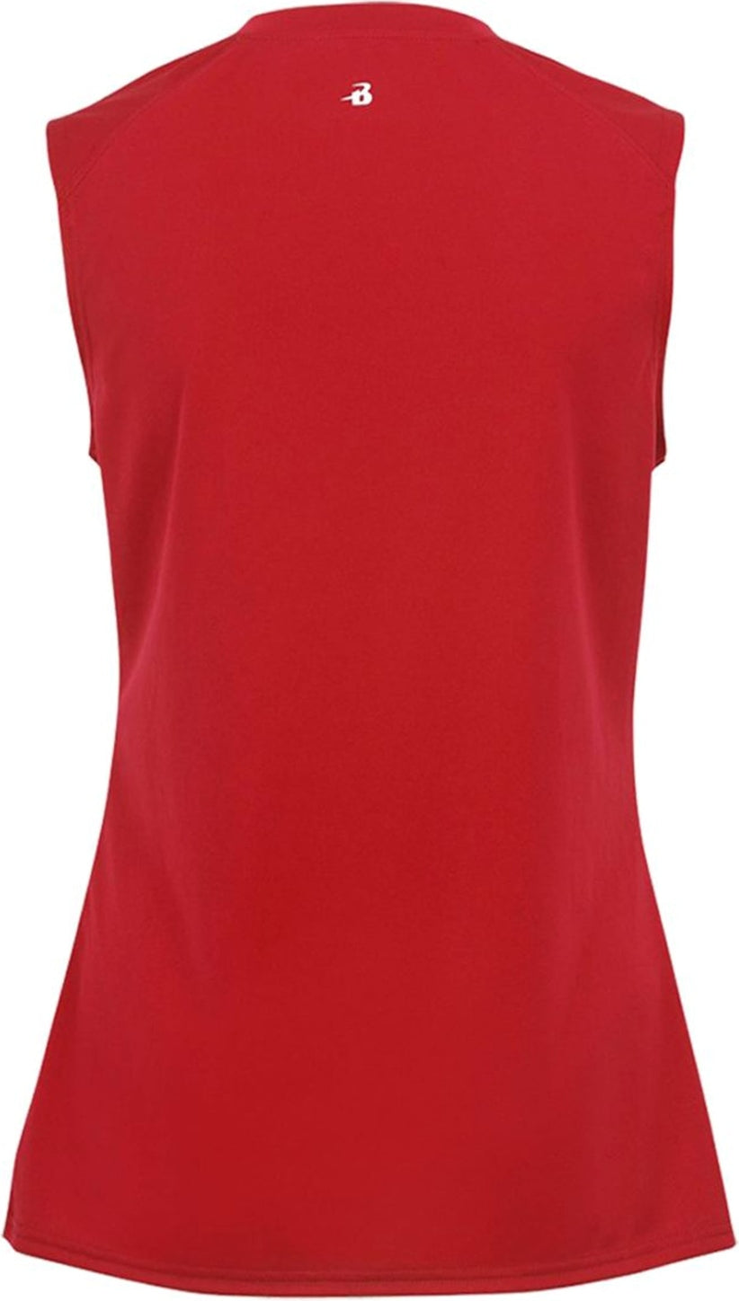 Rear View of BA RED GIRLS B-CORE SLEEVELESS TANK