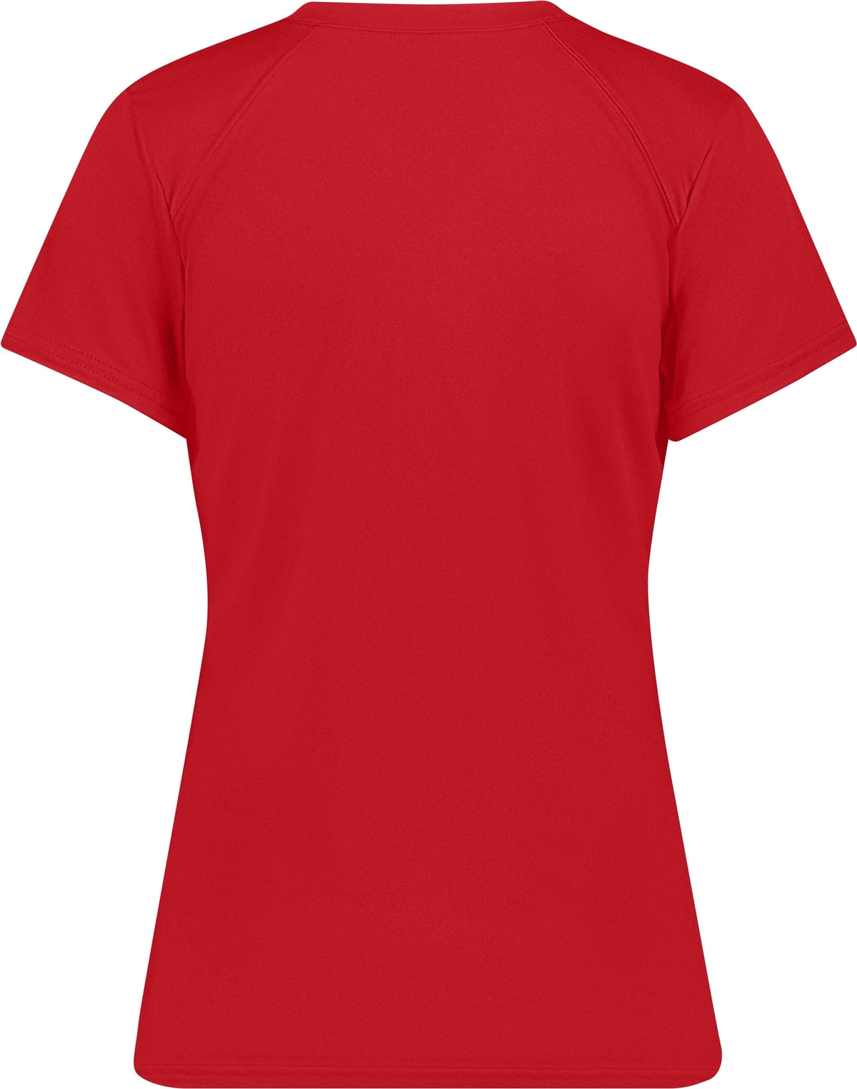 Rear View of BA RED LADIES B-CORE V-NECK TEE
