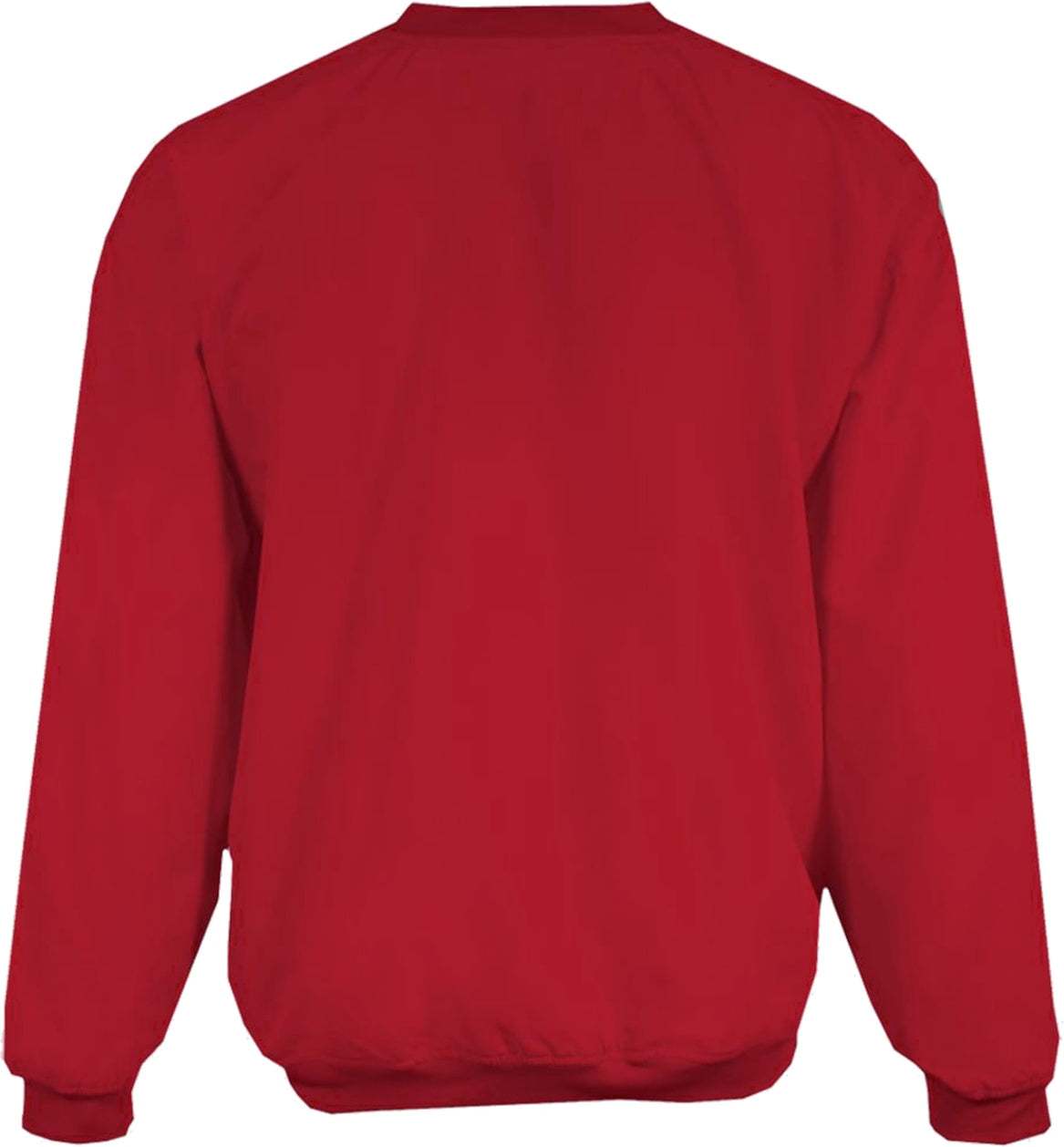 Rear View of BA RED MICROFIBER WINDSHIRT