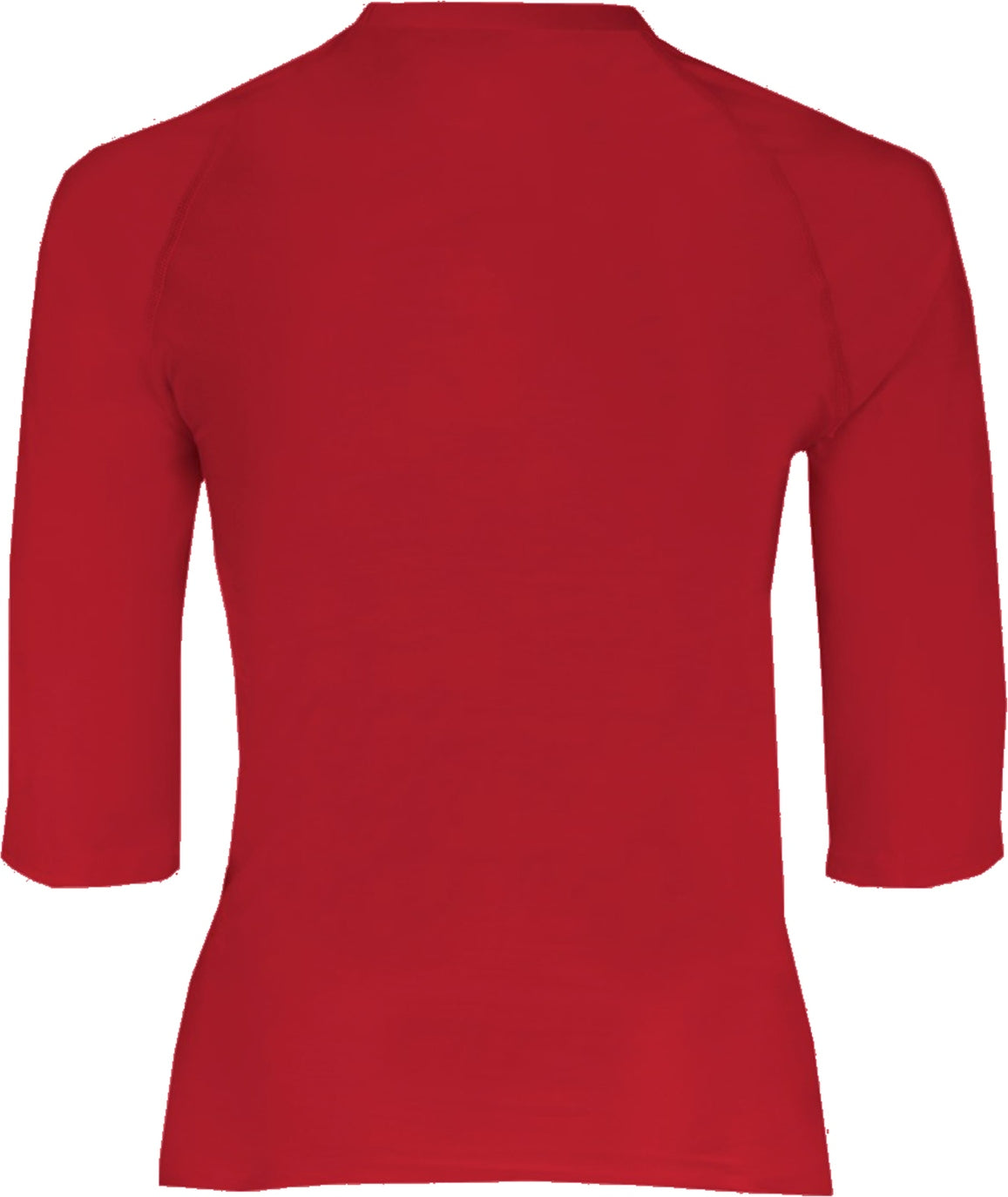 Rear View of BA RED PRO COMPRESSION 1/2 SLEEVE CRE