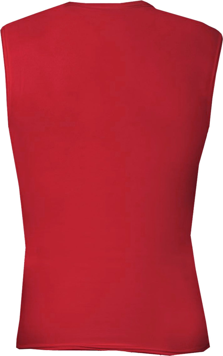 Rear View of BA RED PRO COMPRESSION SLEEVELESS CRE