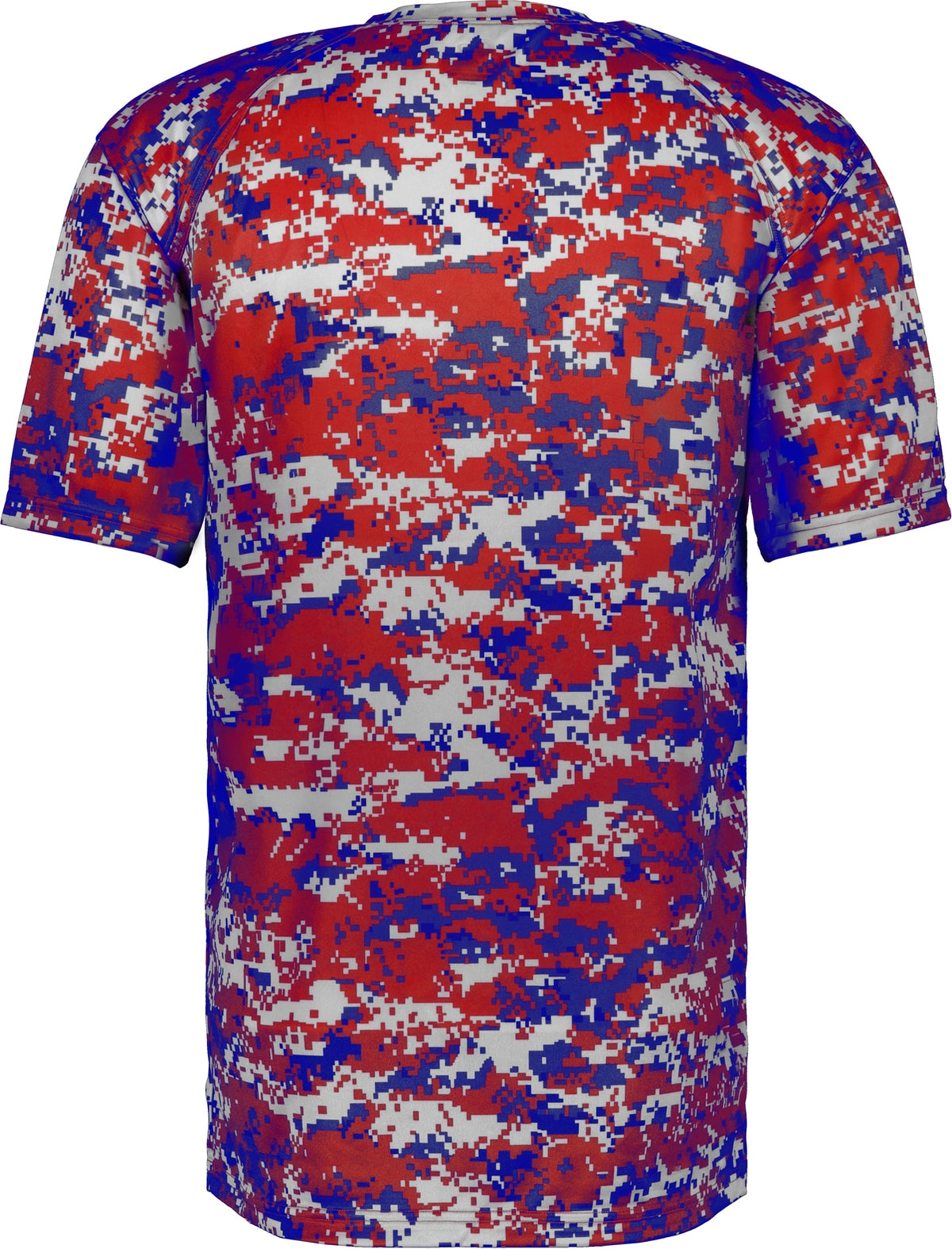 Rear View of BA RED & ROYAL DIGITAL DIGITAL TEE