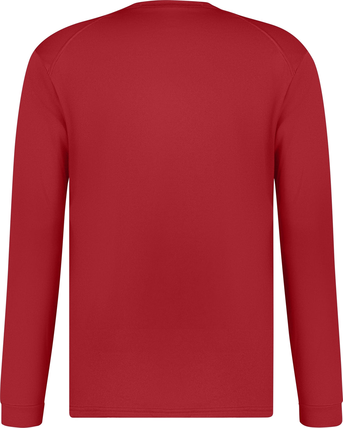 Rear View of BA RED YOUTH B-CORE L/S TEE