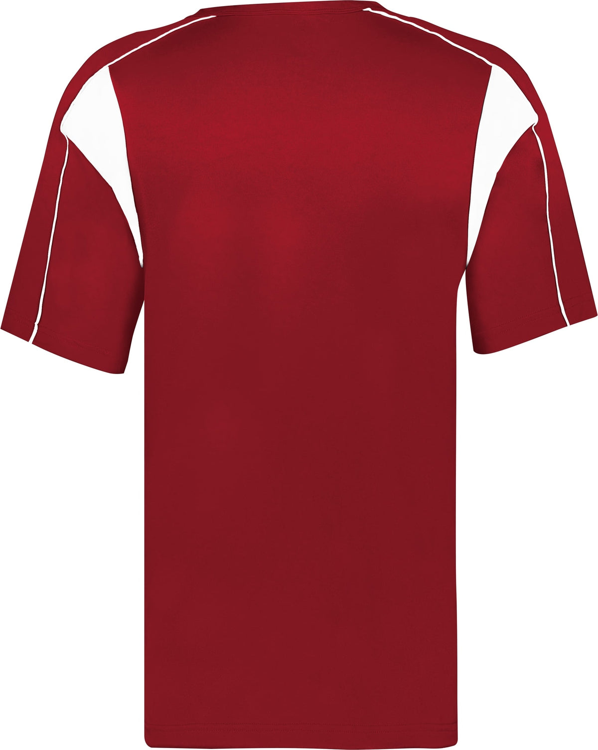 Rear View of BA RED/WHITE YOUTH PRO PLACKET