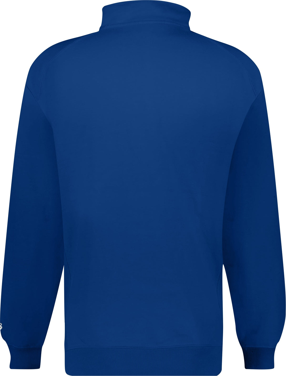 Rear View of BA ROYAL 1/4 ZIP FLEECE PULLOVER