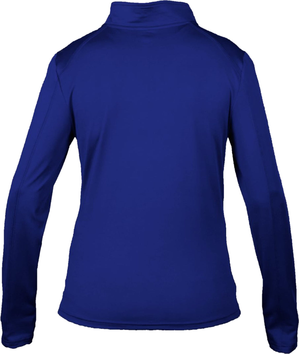 Rear View of BA ROYAL 1/4 ZIP LADIES' LIGHTWEIGHT PU