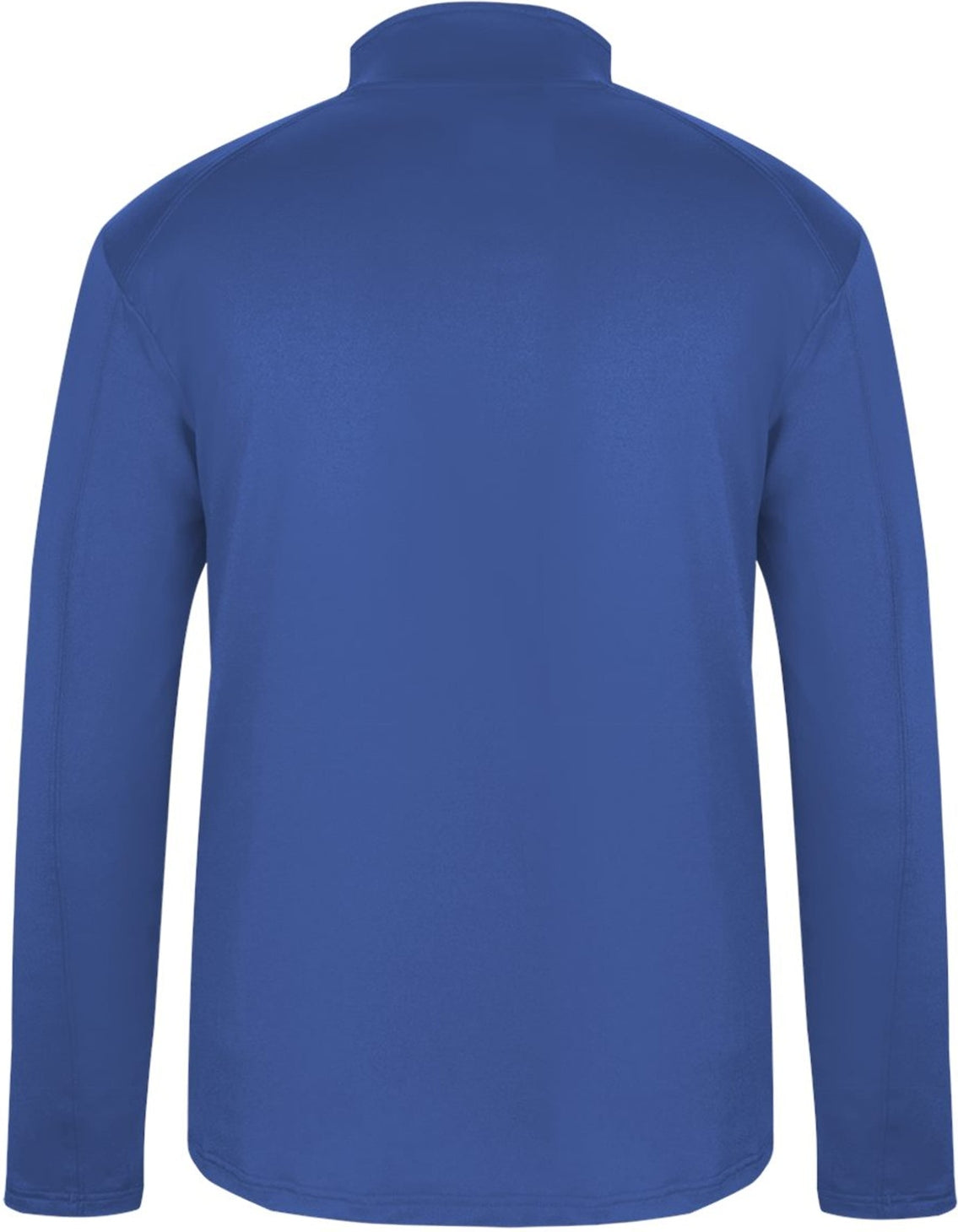 Rear View of BA ROYAL 1/4 ZIP LIGHTWEIGHT PULLOVER