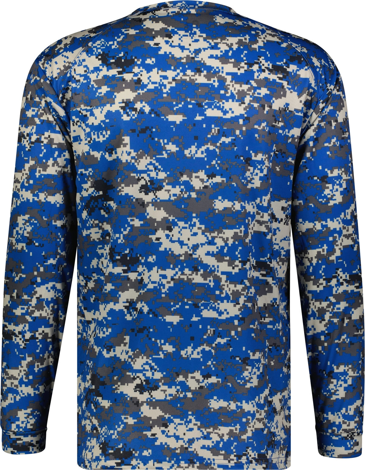 Rear View of BA ROYAL DIGITAL YOUTH DIGITAL L/S TEE