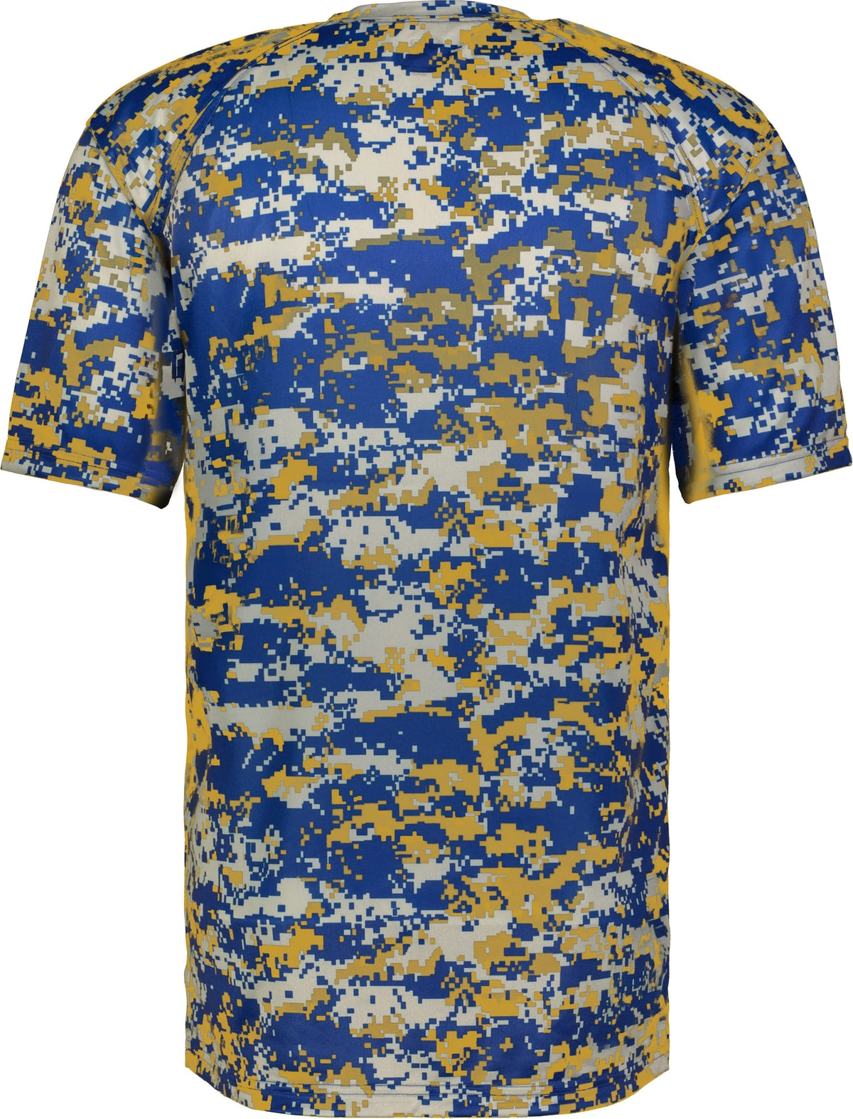 Rear View of BA ROYAL & GOLD DIGITAL DIGITAL TEE