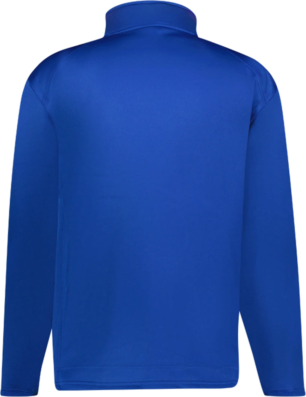 Rear View of BA ROYAL PERFORMANCE FLEECE 1/4 ZIP PUL