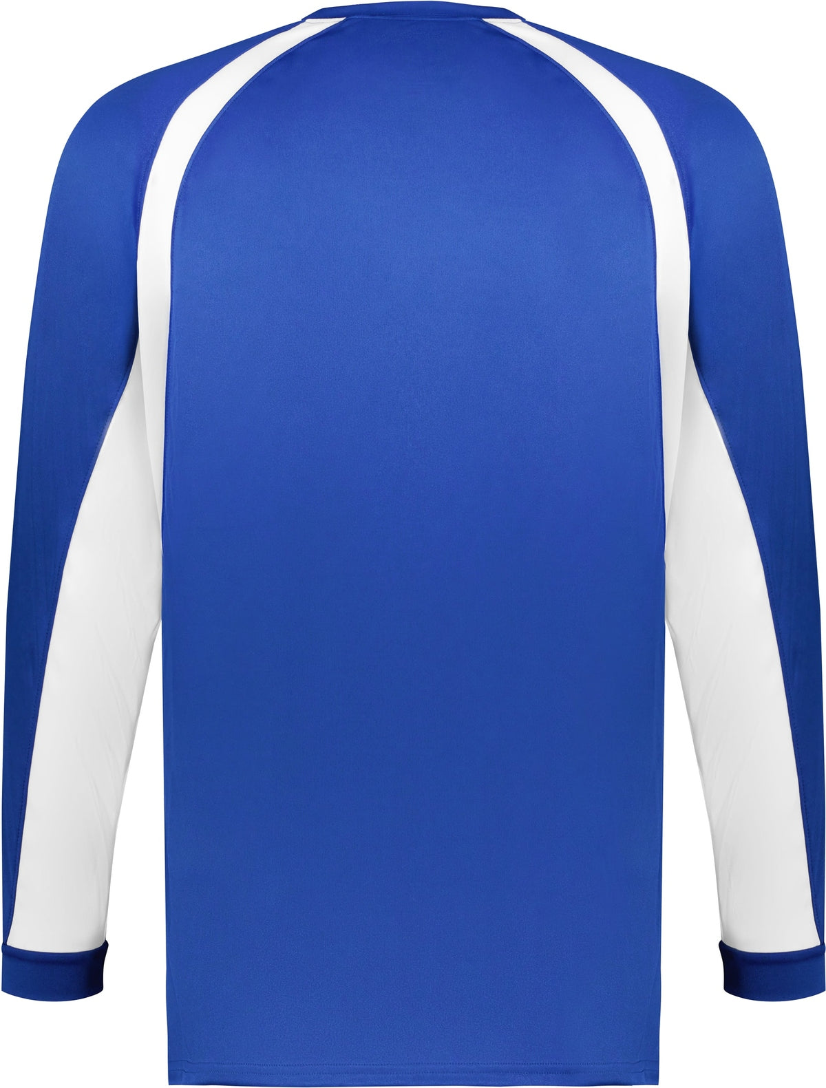 Rear View of BA ROYAL/WHITE YOUTH HOOK L/S TEE