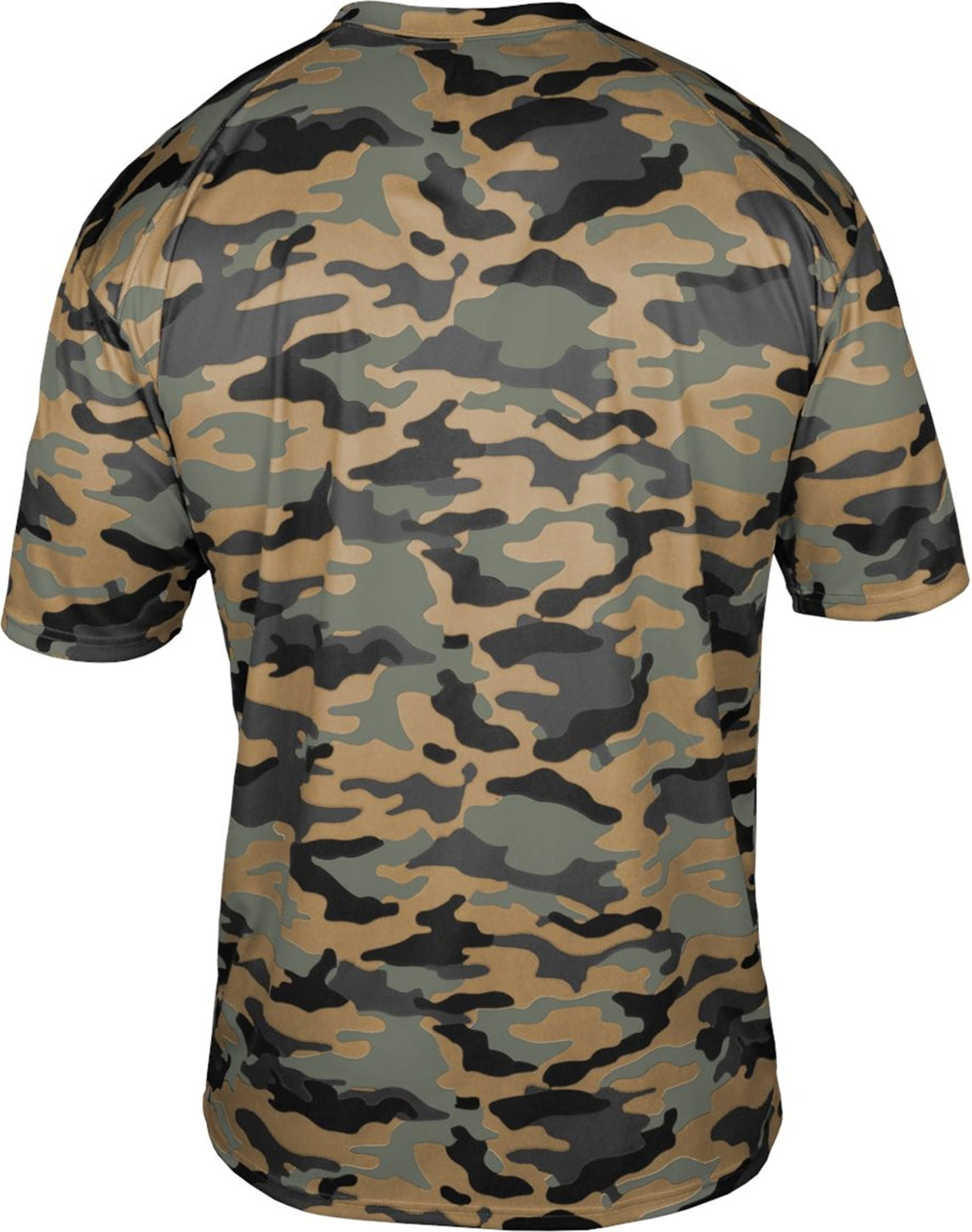 Rear View of BA SAND CAMO YOUTH CAMO TEE
