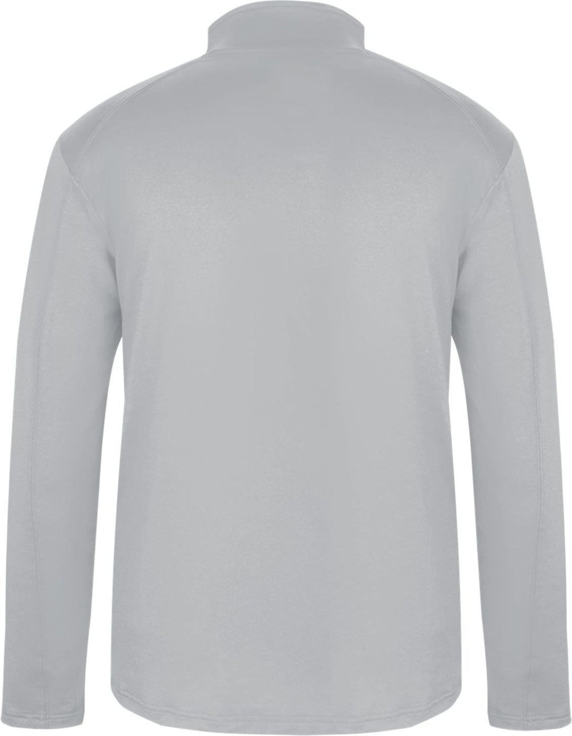 Rear View of BA SILVER 1/4 ZIP LIGHTWEIGHT PULLOVER