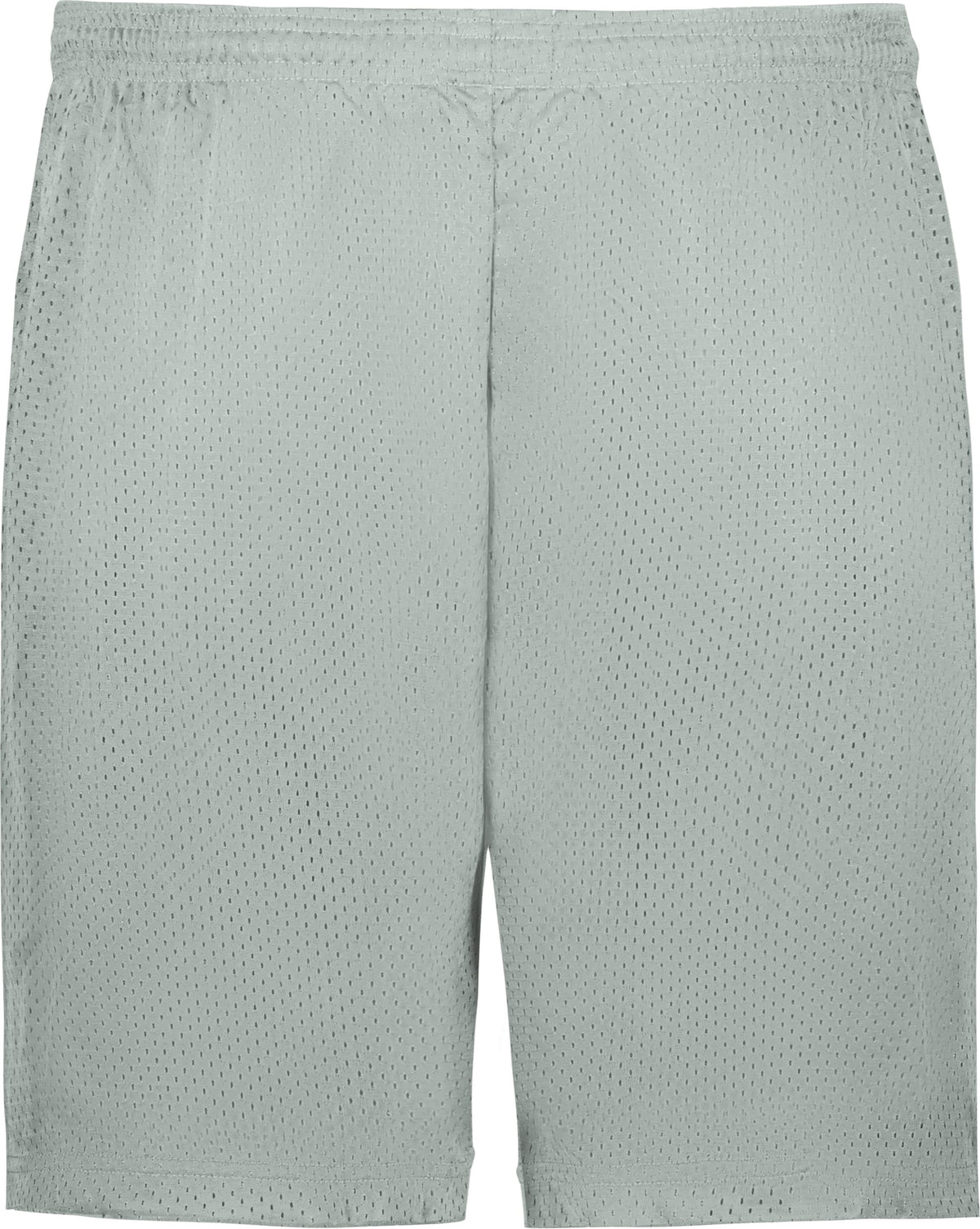 Rear View of BA SILVER MESH/TRICOT SHORT