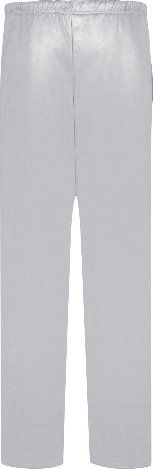 Rear View of BA SILVER PERF. FLEECE OPEN BOTTOM PANT