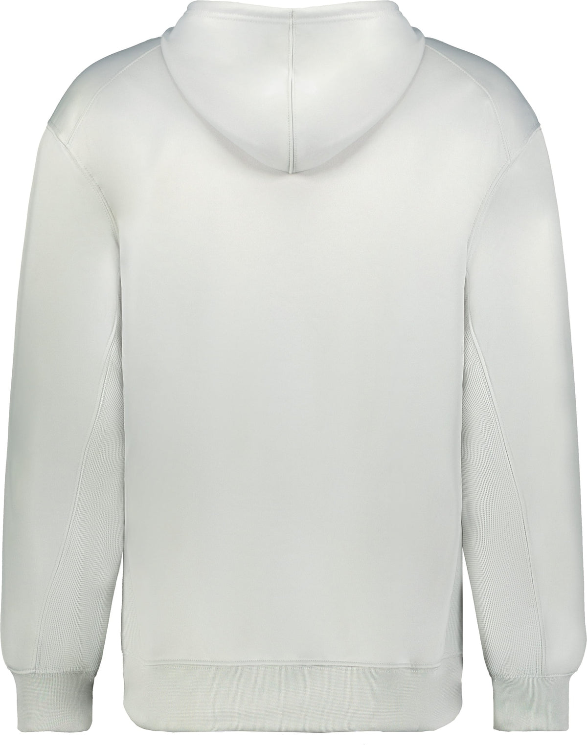 Rear View of BA SILVER PERFORMANCE FLEECE HOODIE