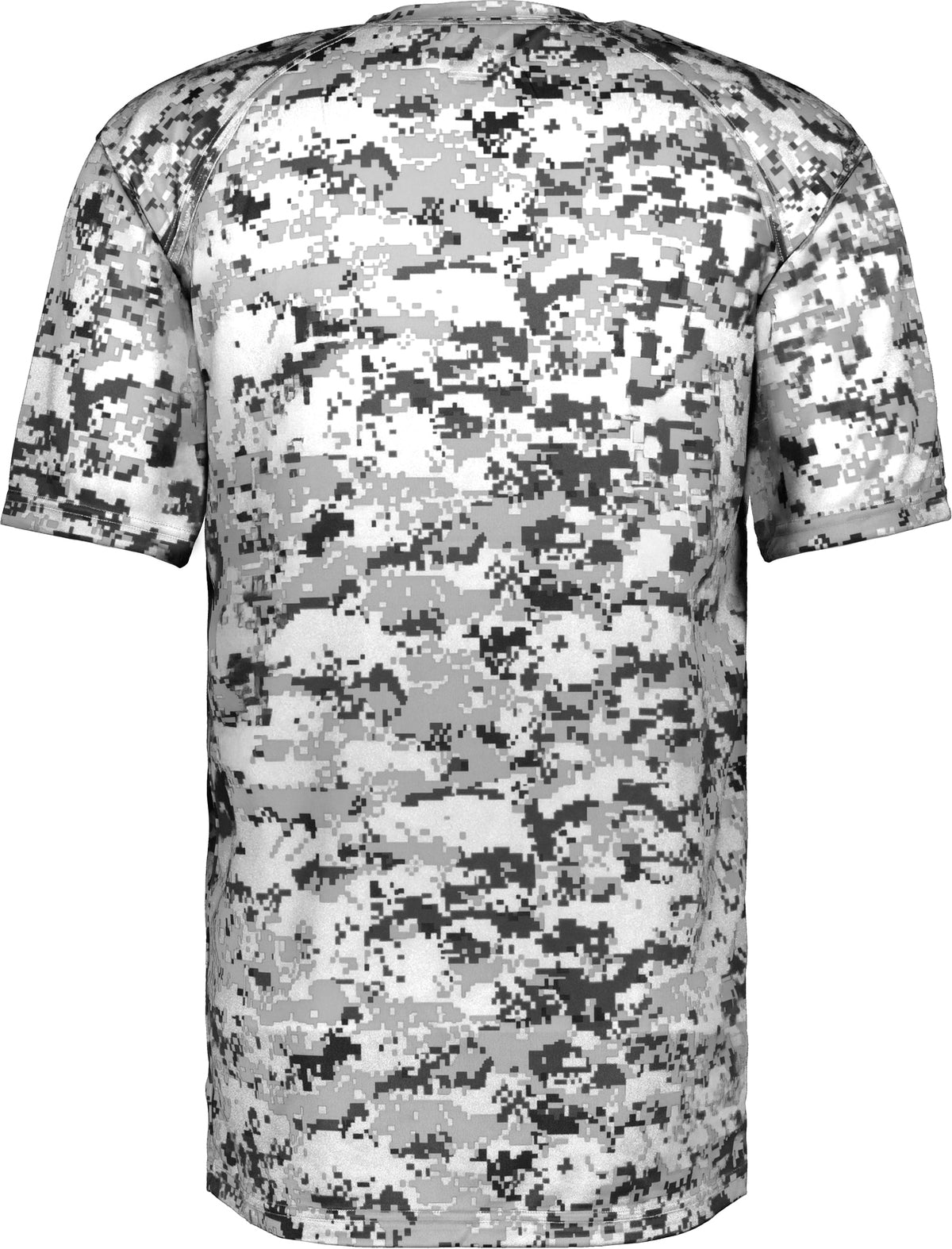 Rear View of BA WHITE DIGITAL DIGITAL TEE