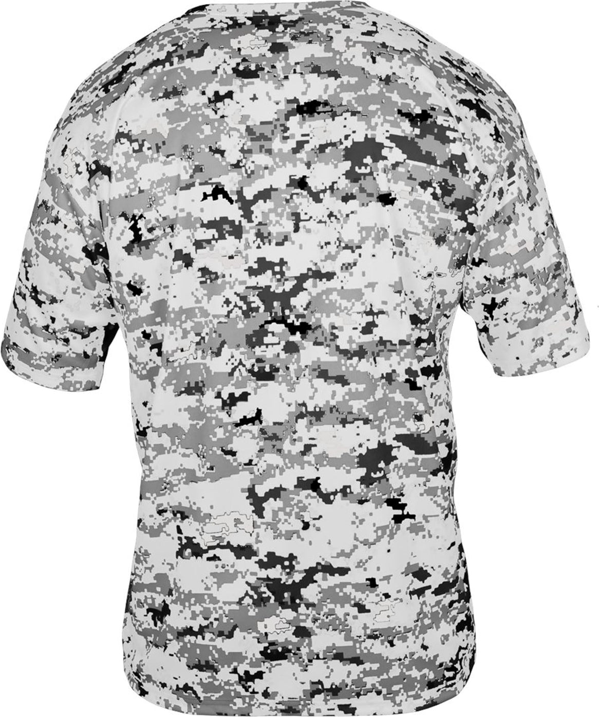 Rear View of BA WHITE DIGITAL YOUTH DIGITAL TEE