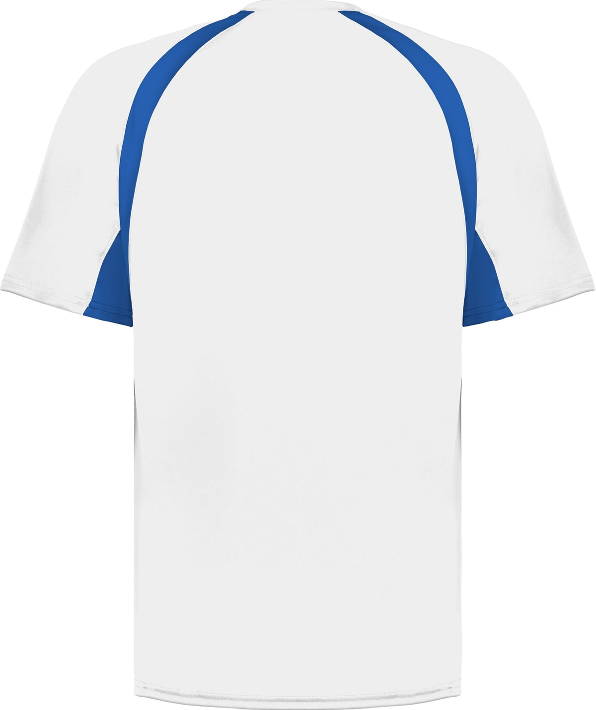 Rear View of BA WHITE/ROYAL HOOK TEE