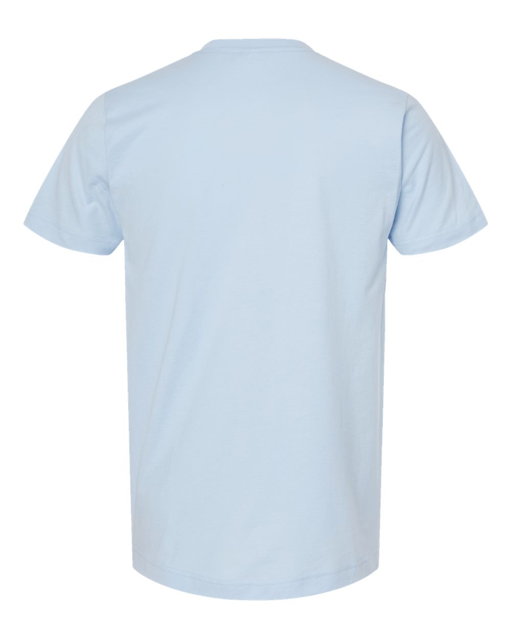 Front View of Baby Blue Fine Jersey T-Shirt - 202