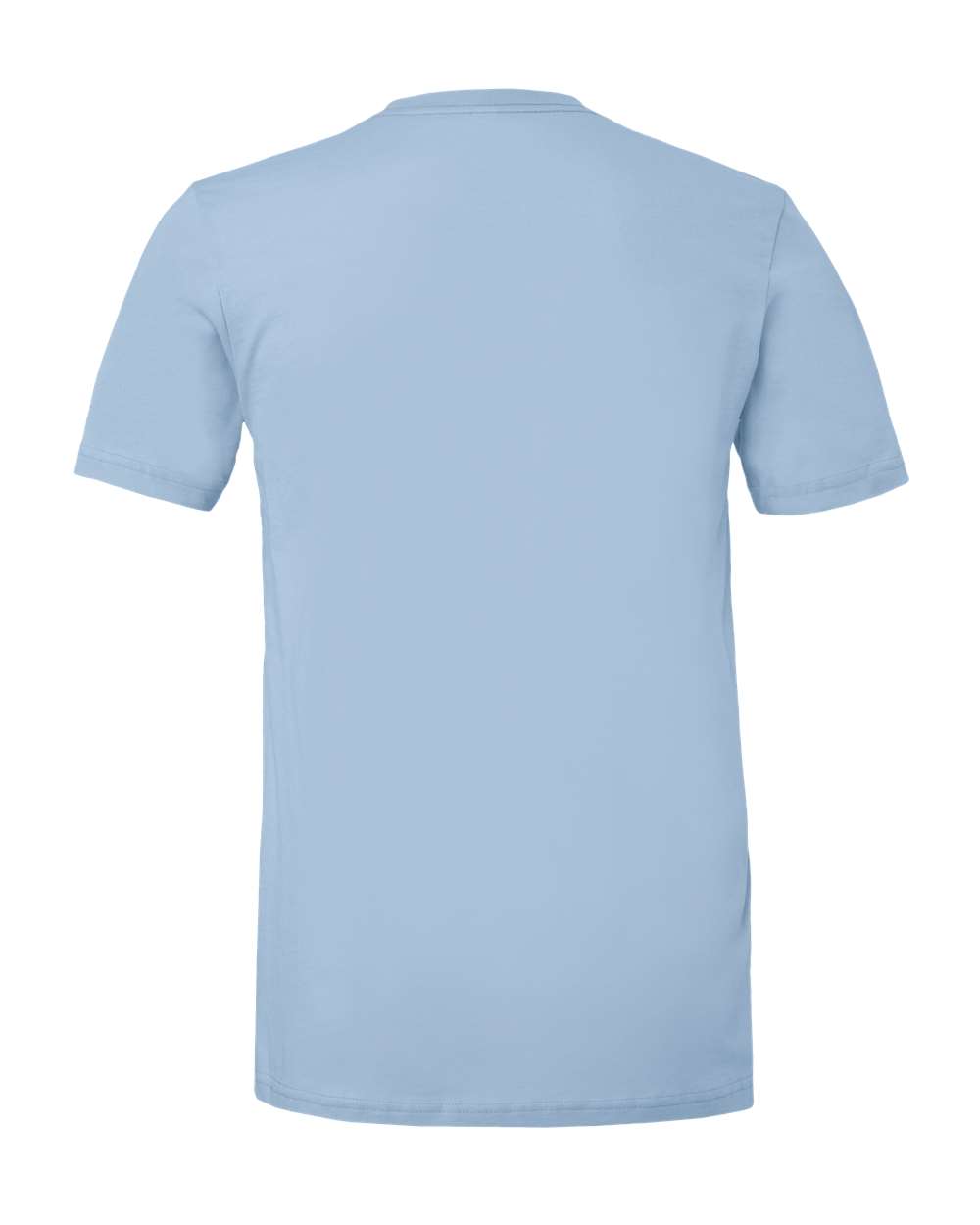 Front View of Baby Blue Jersey Tee - 3001