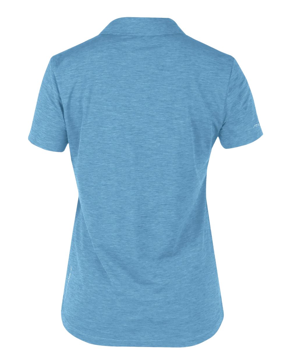 Front View of Bahama Heathered Women's Breeze Tech Polo - WPBRZS1