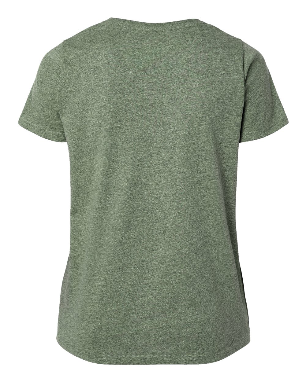 Front View of Bamboo Blackout Curvy Collection Women's Fine Jersey Tee - 3816