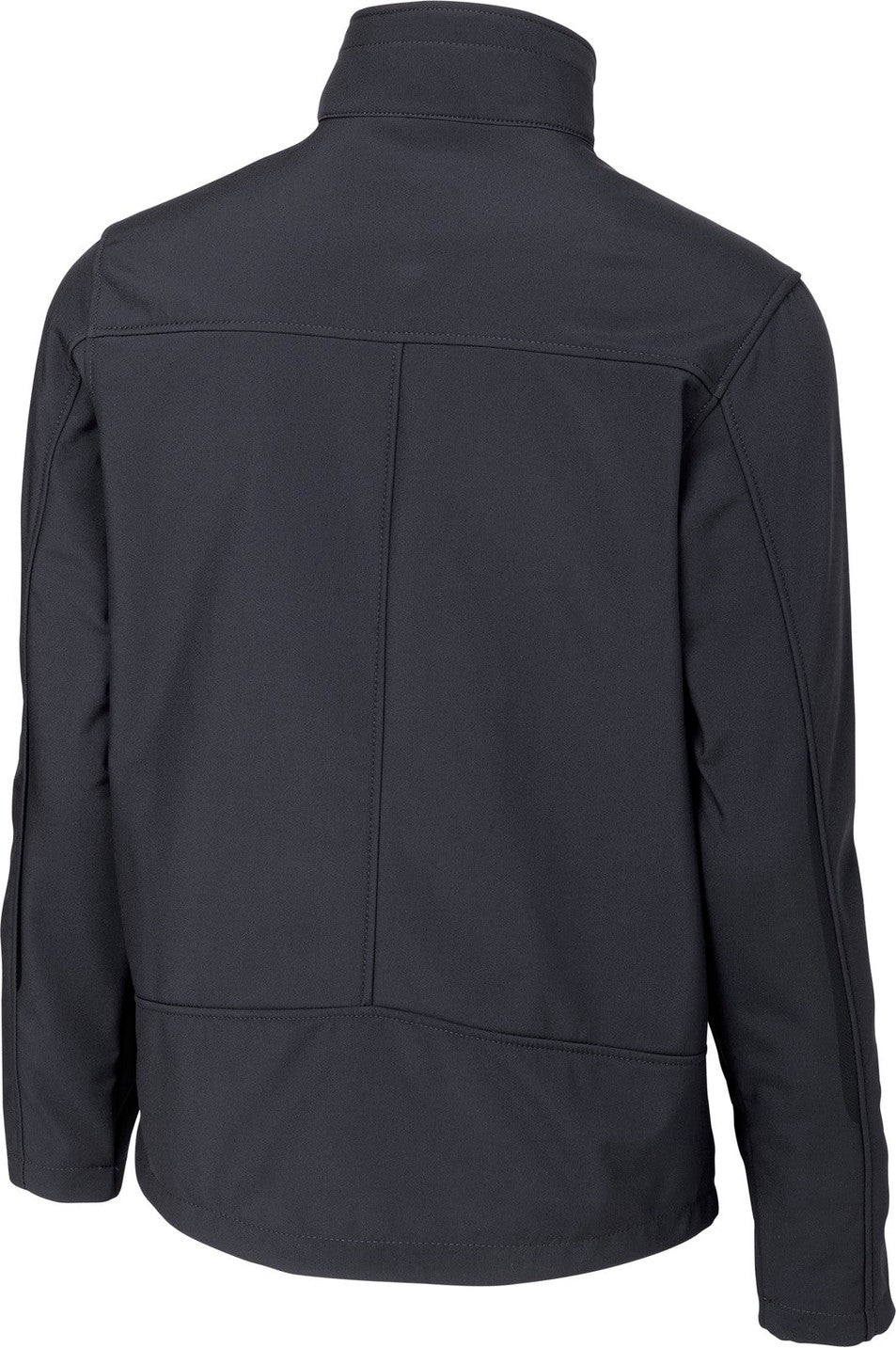 Front View of Batlshp Grey Port Authority Welded Soft Shell Jacket. J324