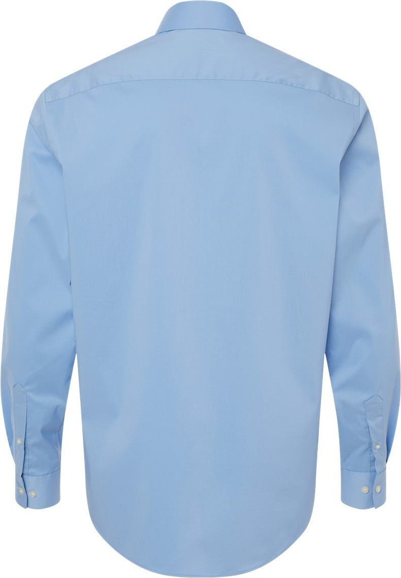 Front View of Bel Air Blue Stainshield Essential Shirt - 13V0476