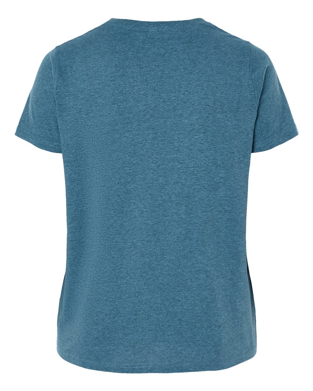 Front View of Bermuda Blackout Curvy Collection Women's Fine Jersey Tee - 3816