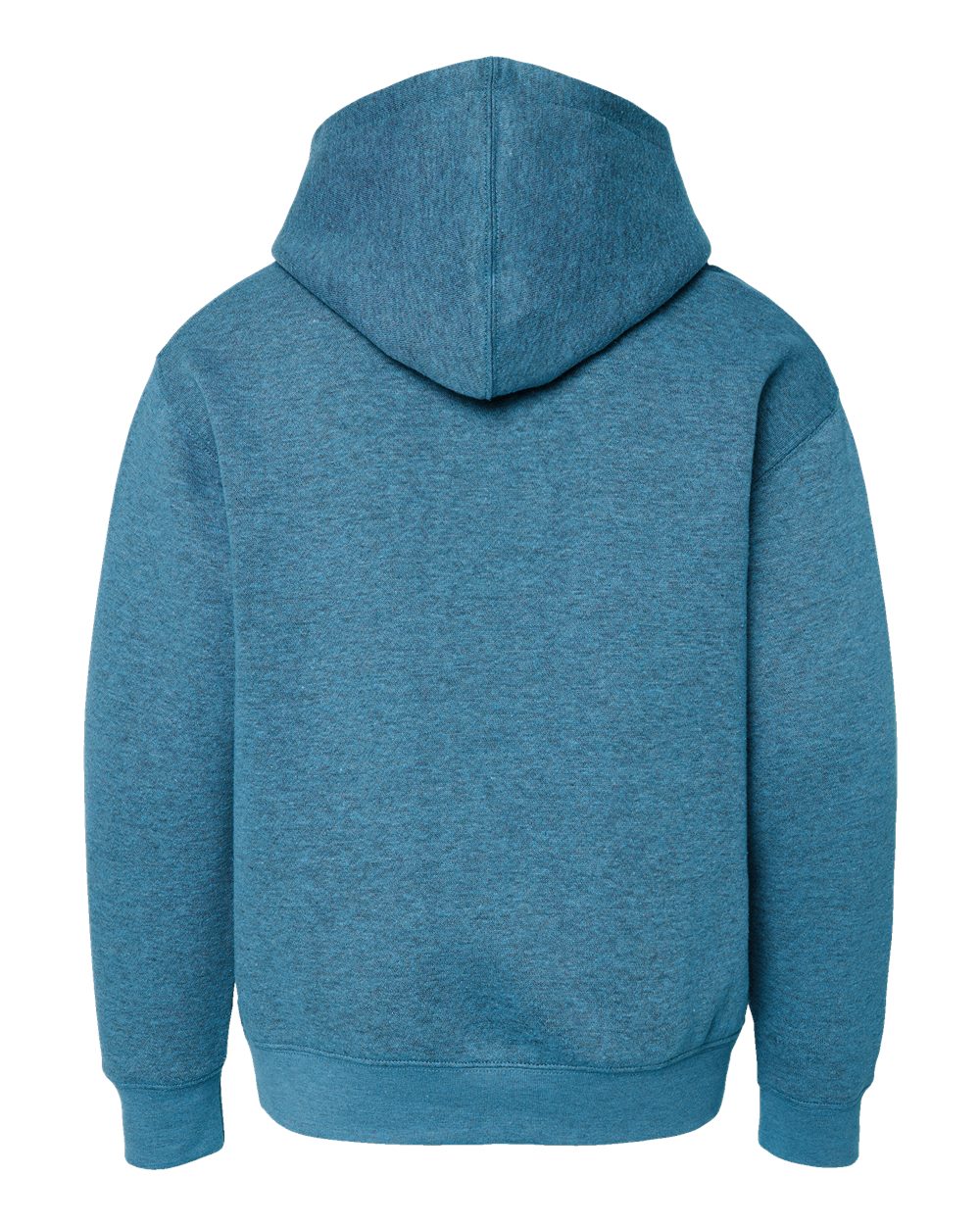 Front View of Bermuda Blackout Youth Fleece Hoodie - 2296