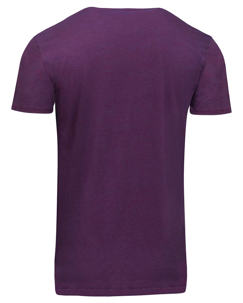 Rear View of Berry Unisex Cross Dye T-Shirt - 115A