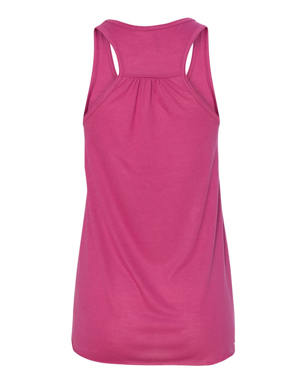 Rear View of Berry Women&#39;s Flowy Racerback Tank - 8800