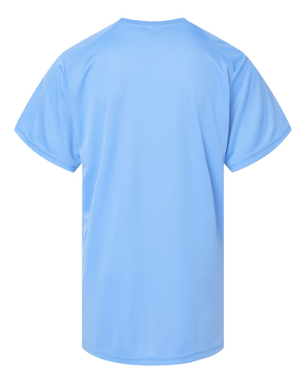 Front View of Bimini Blue Youth Islander Performance T-Shirt - 208Y