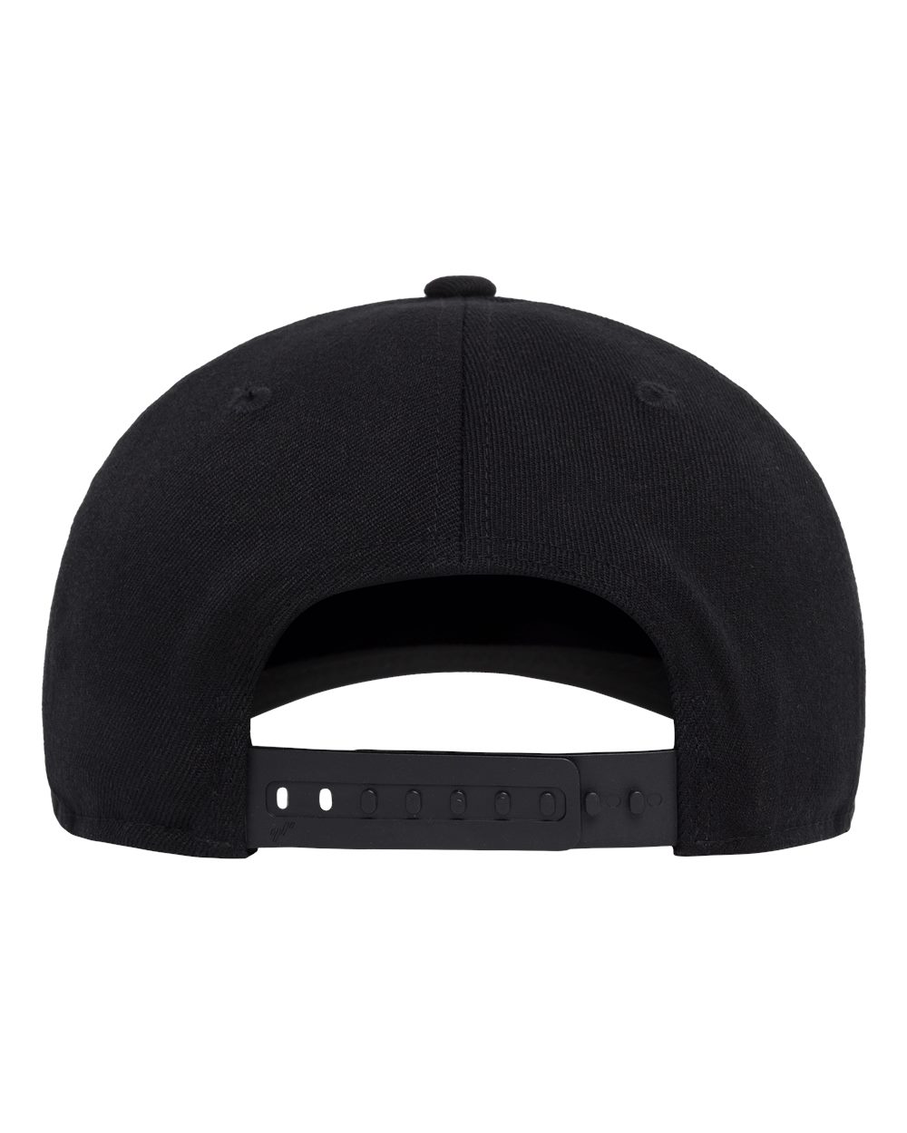 Front View of Black 110® Snapback Cap - 110F