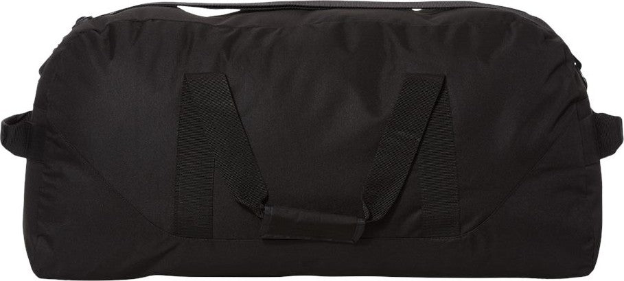 Front View of Black 27" Dome Duffel - 8823