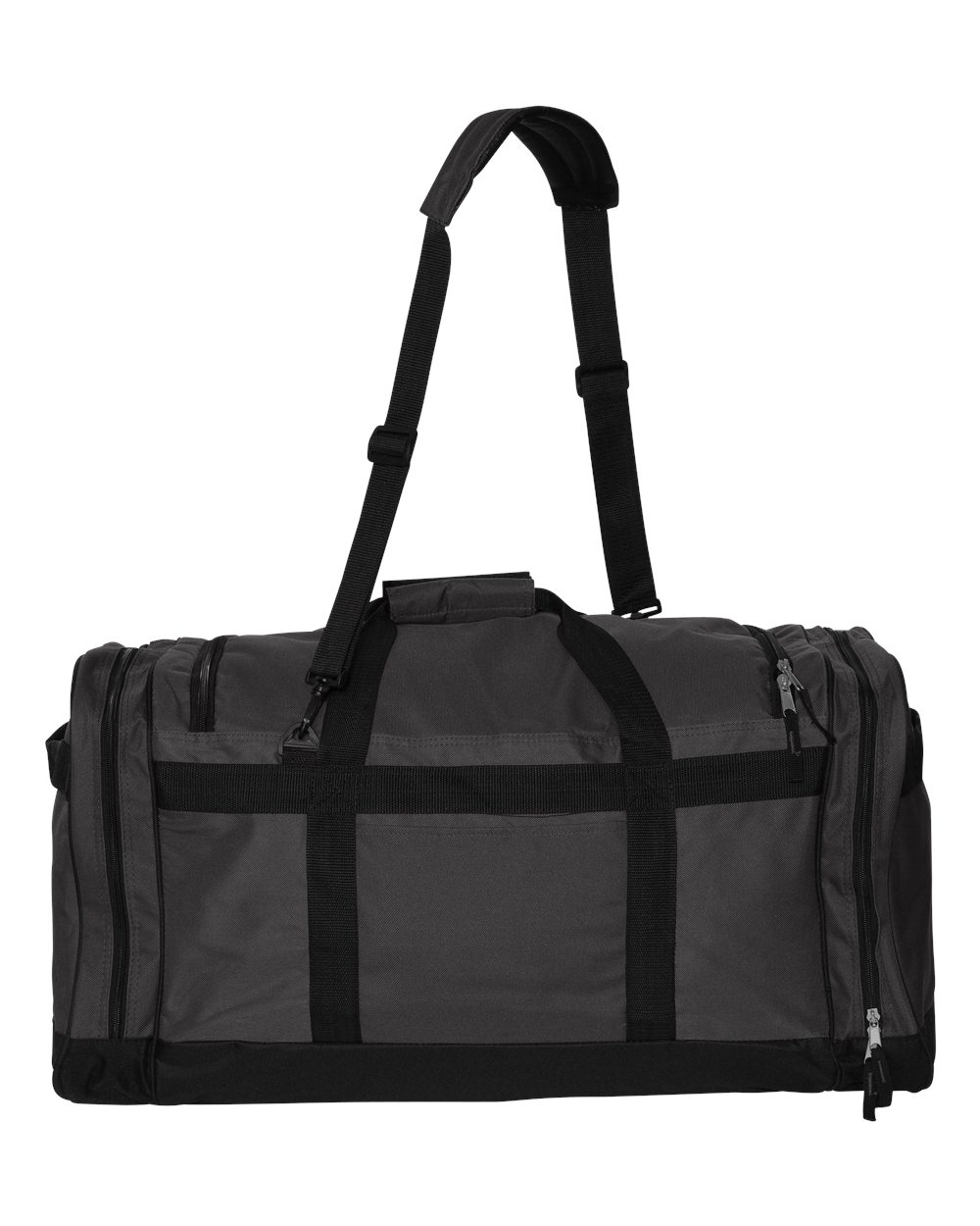 Rear View of Black 27" Explorer Large Duffel Bag - 3906