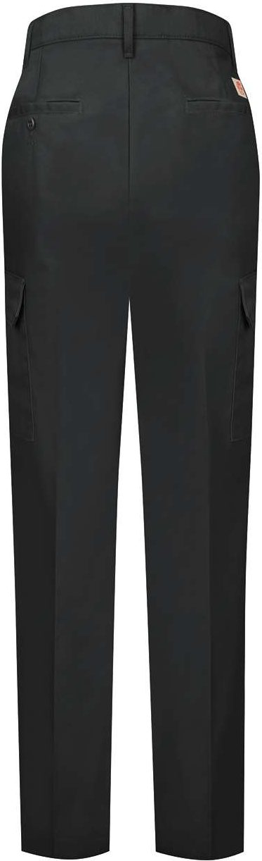 Front View of Black - 30I Women's Industrial Cargo Pants - PT89