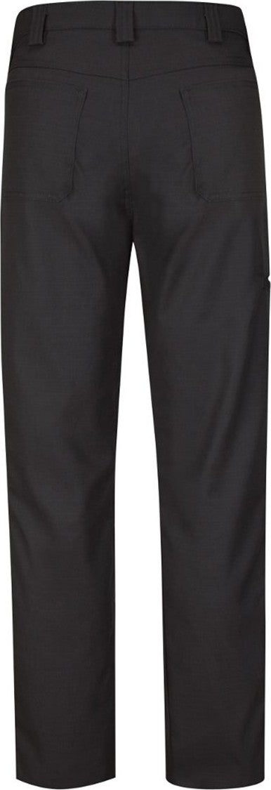 Rear View of Black - 32I Lightweight Crew Pants - PT2L