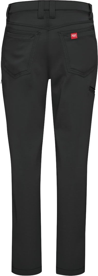 Front View of Black - 32I Women's Cooling Work Pants - TPW1