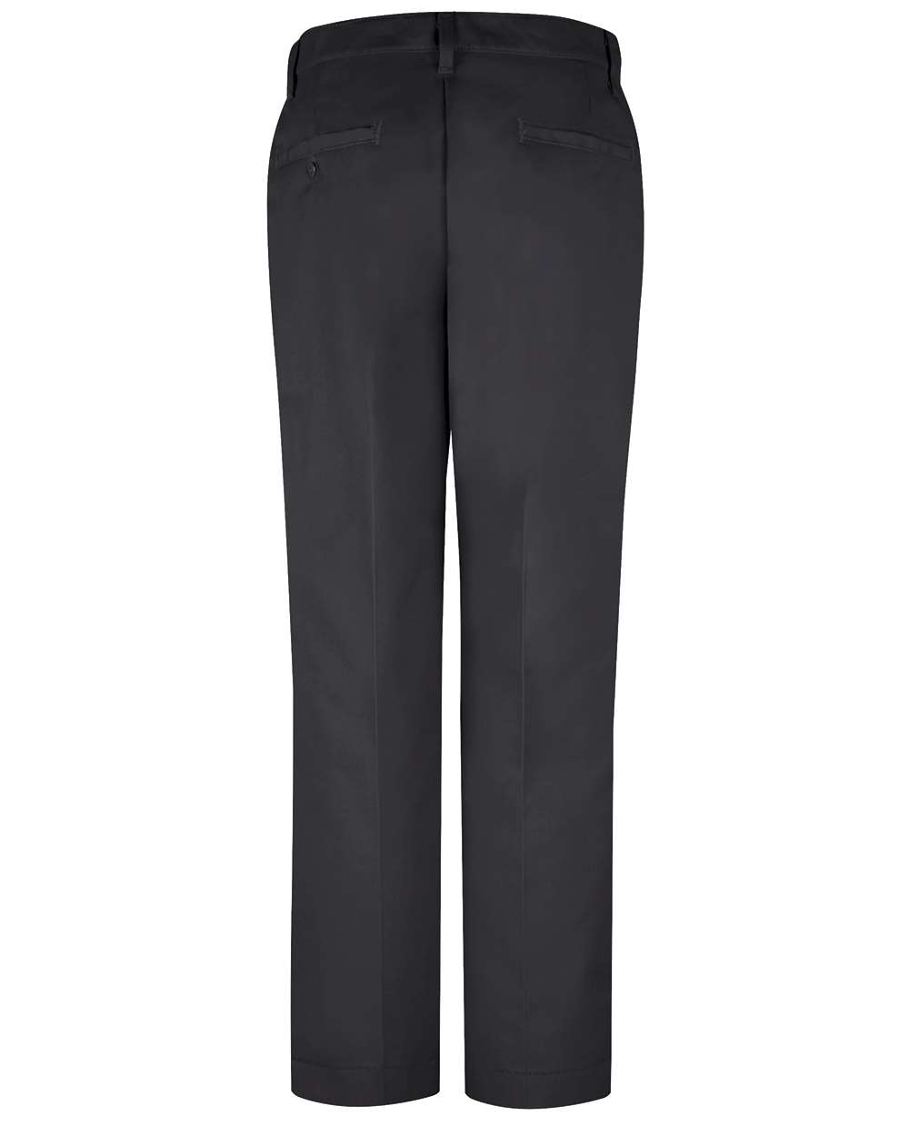 Front View of Black - 32I Women's Dura-Kap Industrial Pants - PT21