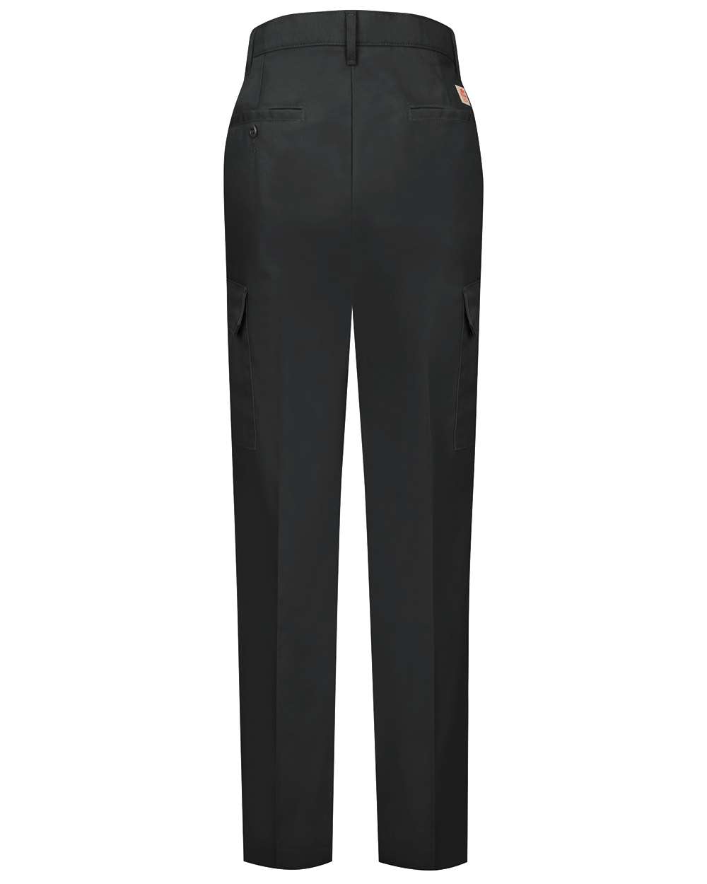 Front View of Black - 32I Women's Industrial Cargo Pants - PT89