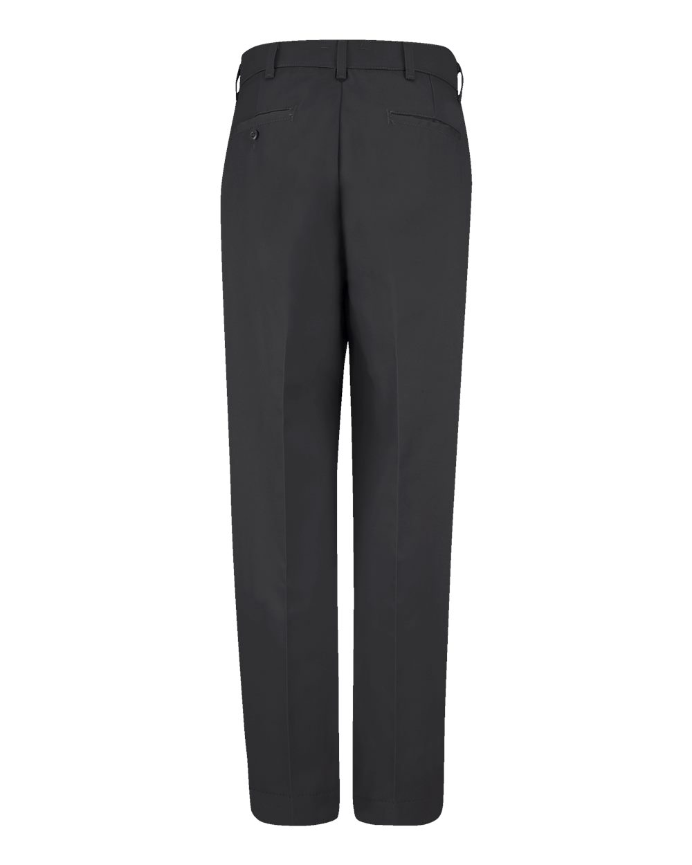 Front View of Black - 34I Dura-Kap Industrial Pants - PT20
