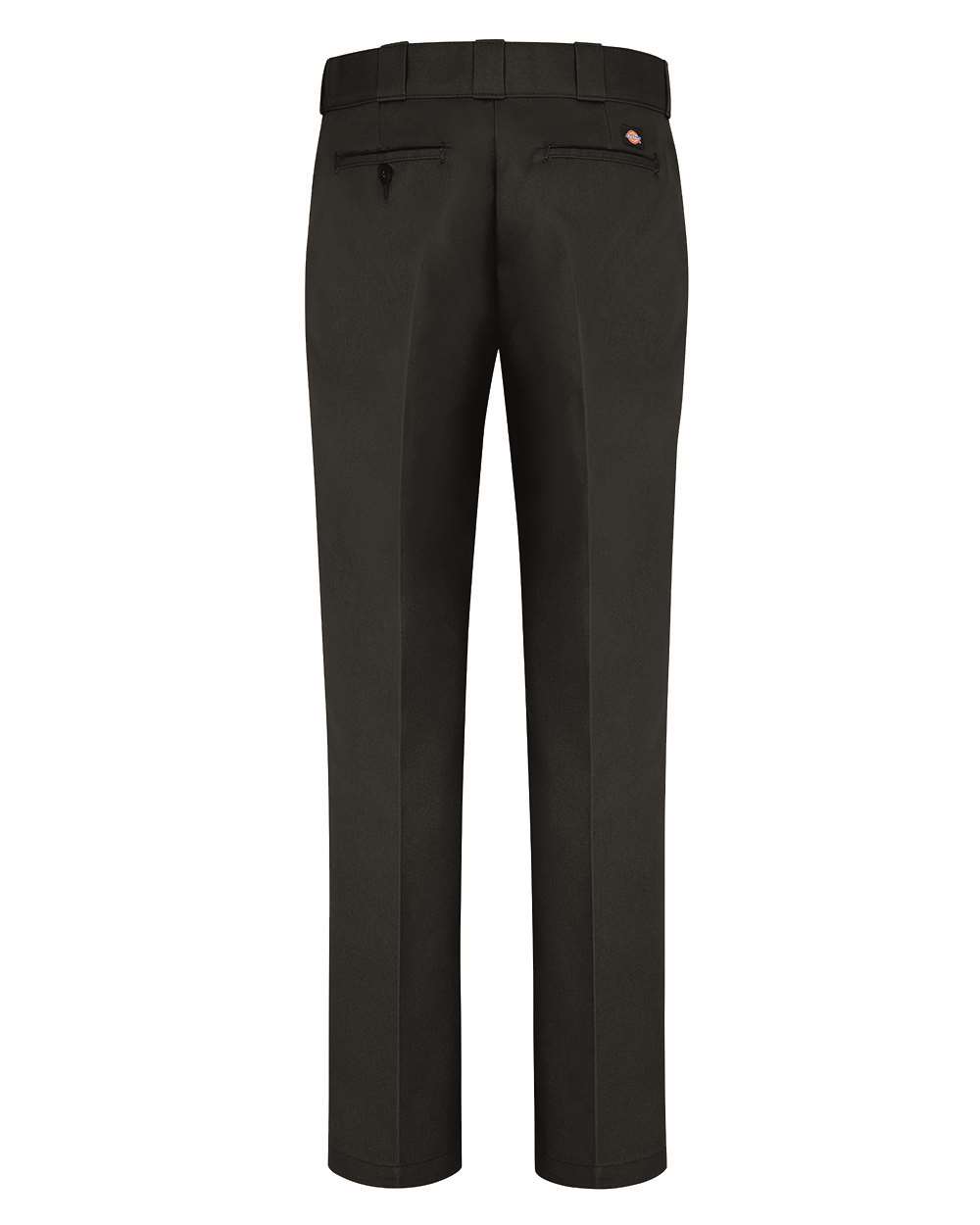 Rear View of Black - 34I Women's Work Pants - FP74