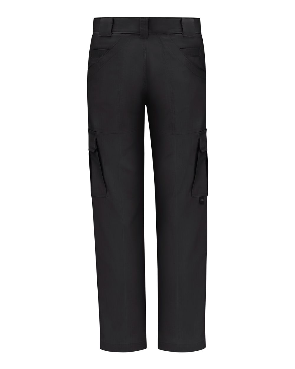 Front View of Black - 37 Unhemmed Tactical Pants - LP78
